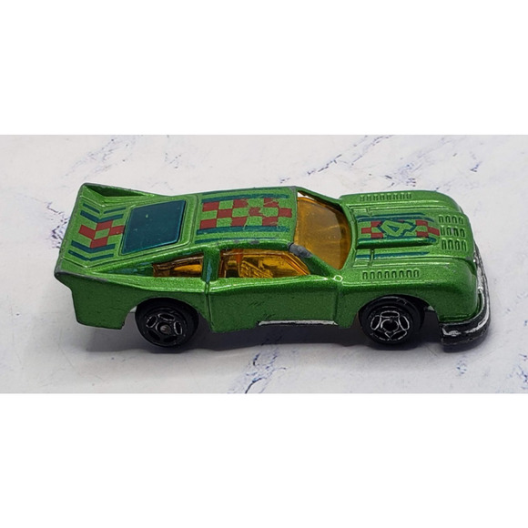 Vintage Ford Mustang Cobra II # 4 S8002 Diecast Car Vehicle Toy Green Marz Karz - Picture 3 of 6